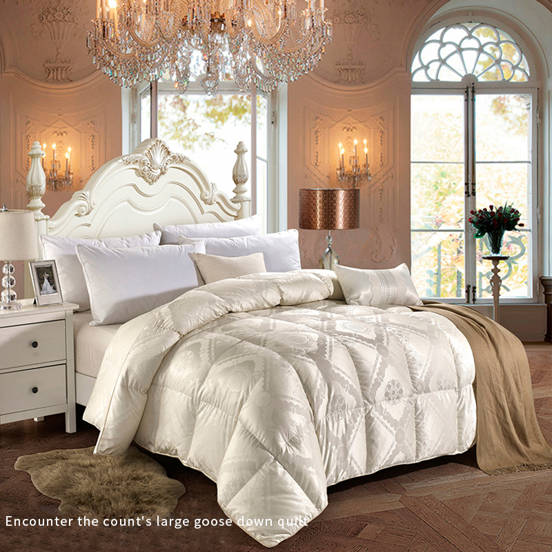 Encounter the count's large goose down quilt